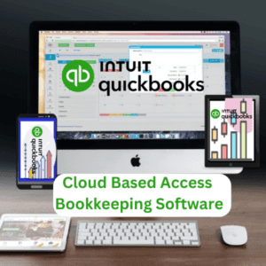 Game-Changing QuickBooks Secrets - Laptop with QuickBooks Logo
