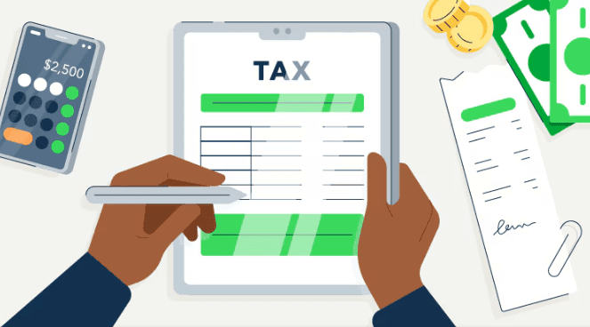 The importance of accurate bookkeeping - clipboard with tax image