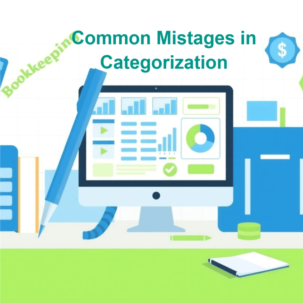 Bookkeeping tools - common mistakes in categorization
