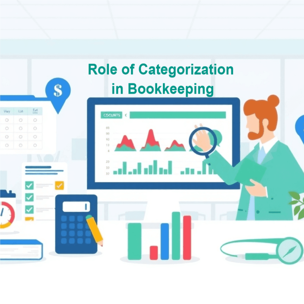 Bookkeeping tools. Role of categorization in bookkeeping