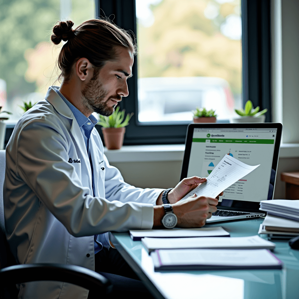 Budget and Forecasting 2 Budget and Forecasting 2 - image of a business owner reviewing budget