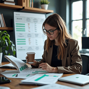 QuickBooks secret every small business should know - image of bookkeeper working in quickbooks