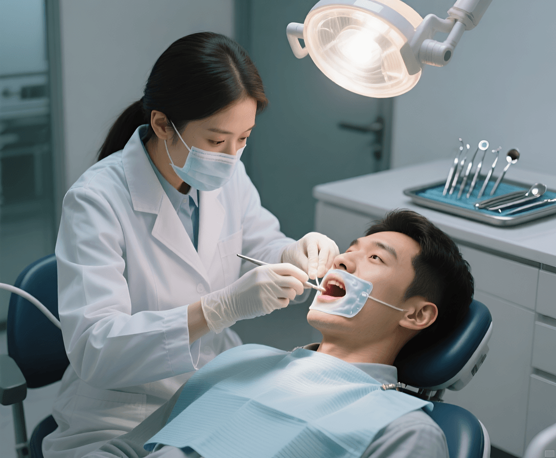 Industries we serve - image of dentist treating patient