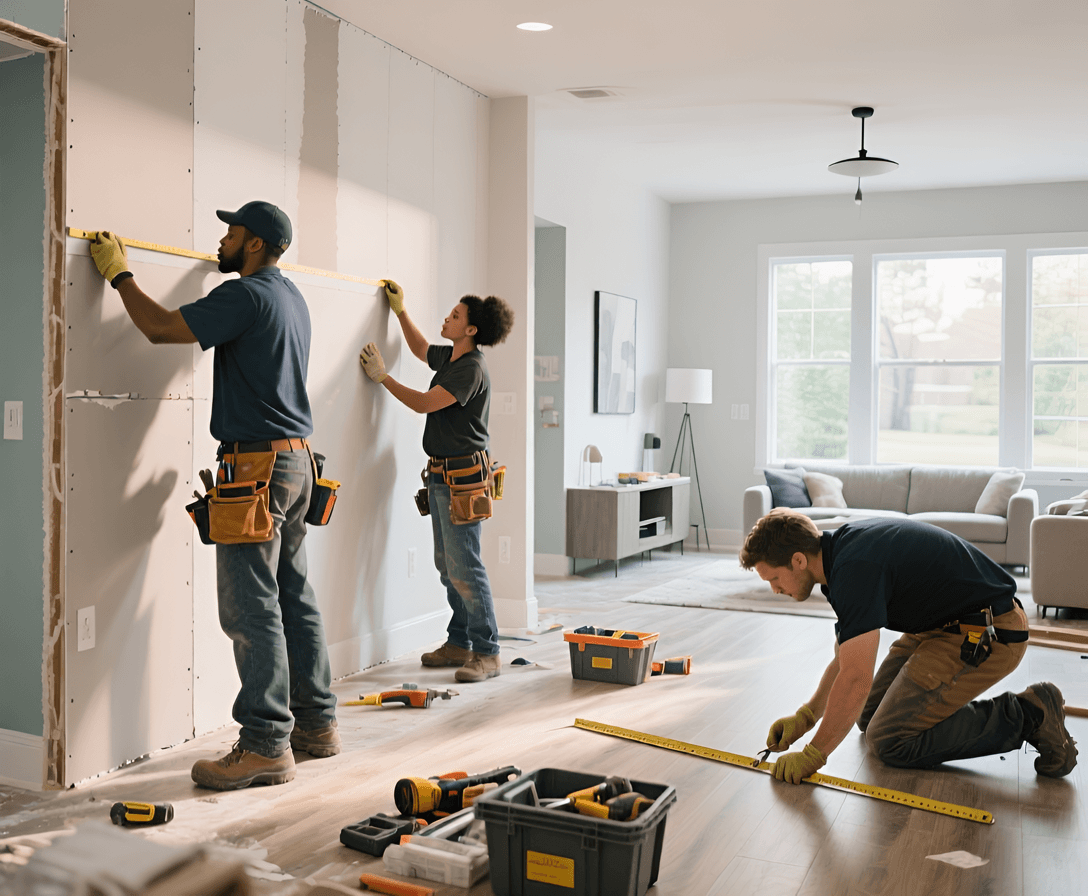 Industries we serve - Image of home remodelling by contractors