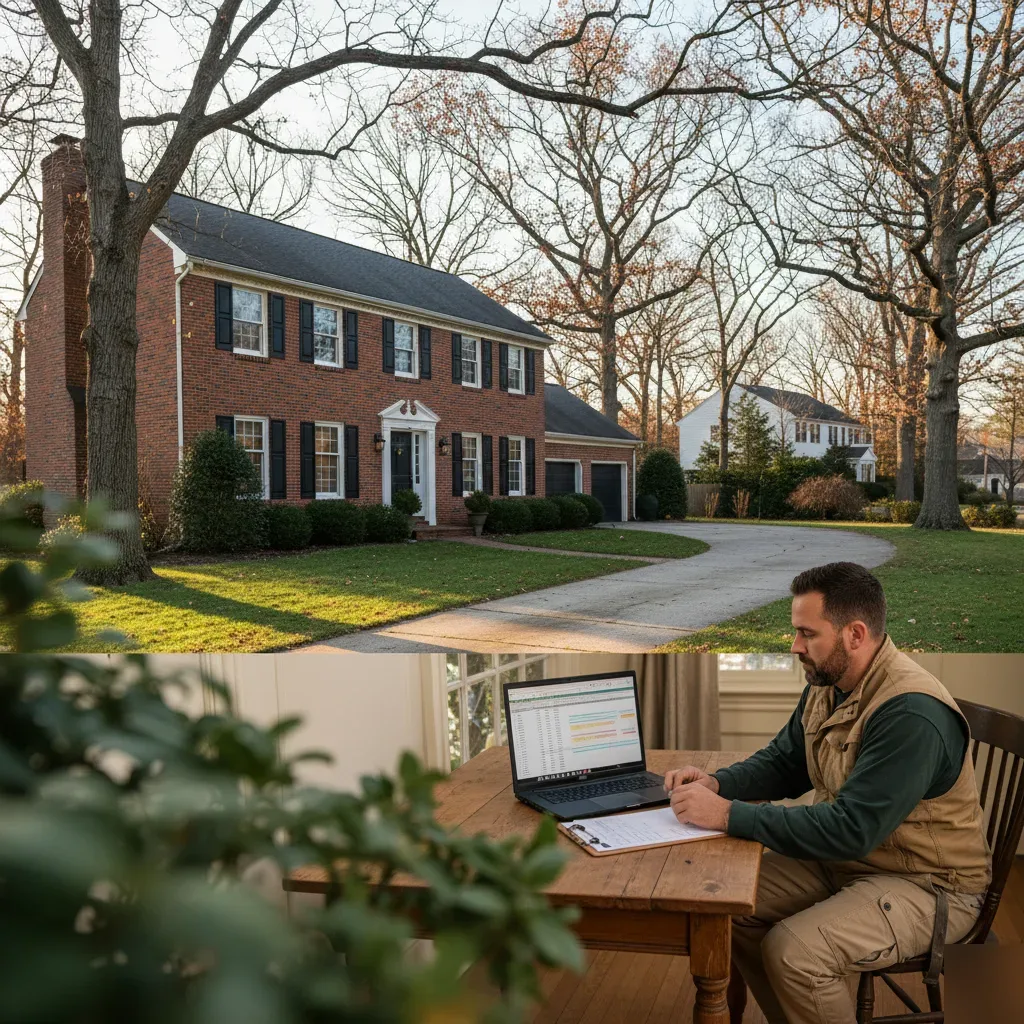 QuickBooks cleanup service near Chabad of West Orange in Teaneck home contractor reviewing financials