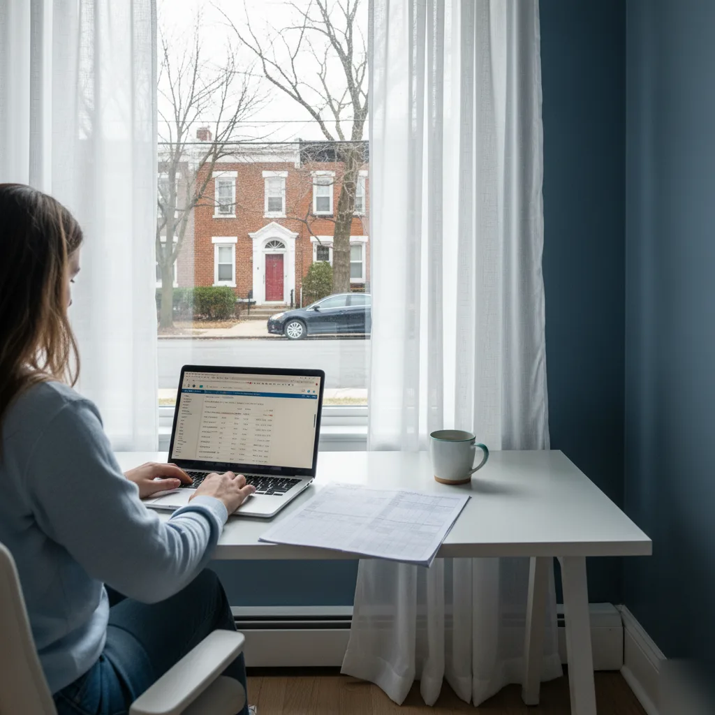 Remote Bookkeeping Services - Passaic - image shows bookkeeper working on laptop